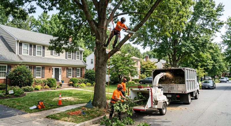 Tree Canopy Thinning in Doylestown, PA